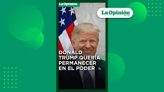 Donald Trump difundió mentiras en 2020 para quedarse en la presidencia  La Opinión [upl. by Halihs690]