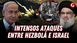 ISRAEL vs HEZBOLÁ lanzan GRAN OLA DE BOMBARDEOS en el sur de LÍBANO y BASES MILITARES  Gestión [upl. by Wamsley476]