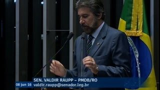 Valdir Raupp relata encontros com ministro ssobre investimentos em Rondônia [upl. by Amathiste971]