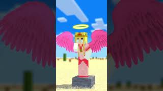 Help Herobrine Sculpt a Cute Angel Challenge Bones  Imagine Dragons minecraftshorts bones fypシ [upl. by Orelia]