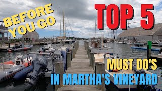 5 Things to Do on Marthas Vineyard  Before You Go [upl. by Tdnarb193]