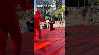 SpiderMan In Real Life Prank shortvideo trending china funny spiderman comedy [upl. by Inverson385]