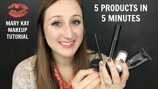 Mary Kay Tutorial  5 Products in 5 Minutes [upl. by Adiell]