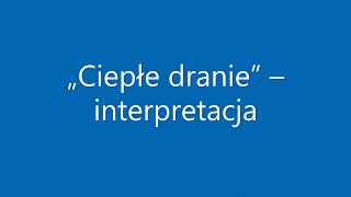 Ciepłe dranie  analiza [upl. by Wil]