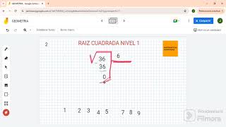 Primer Paso Raíz cuadrada exacta e inexacta radicando de dos cifras [upl. by Caroline146]