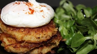 Recette galette de pomme de terreLatkes Latkes recipe [upl. by Yddur190]