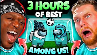 3 HOURS OF SIDEMEN AMONG US BEST VIDEOS [upl. by Demmer111]