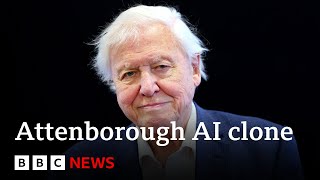 Sir David Attenborough says AI clone of his voice is disturbing  BBC News [upl. by Reagan]