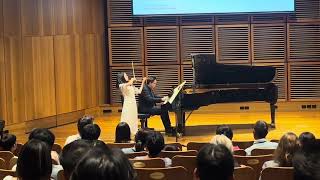 Beethoven Sonata for Violin amp Piano in E flat Major by Sunny Roh amp Alexander Yau [upl. by Adas405]