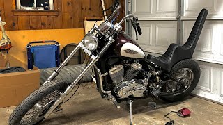 Chopping Steve’s Shadow  Honda Shadow Builds [upl. by Novat487]