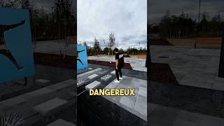 Le spot de parkour le plus dangereux de la ville 😨 [upl. by Kcirdlek]