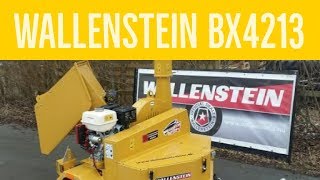 Wallenstein wood chipper bxt4213 [upl. by Baerman]