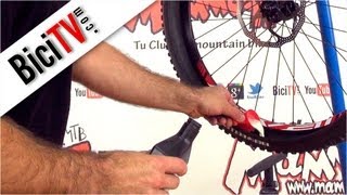 Cómo convertir en Tubeless una rueda de bicicleta [upl. by Halona]