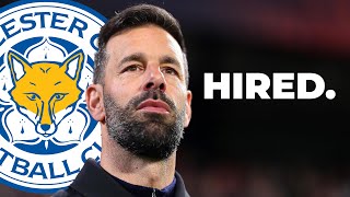 LEICESTER HIRE RUUD VAN NISTELROOY [upl. by Anibor]