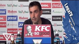 Rueda de Prensa de Asier Garitano Previa Leganés  Mirandés [upl. by Suivatnad]