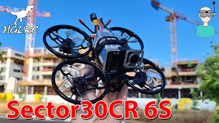 HGLRC Sector30CR 6S 3 FPV Freestyle  Cinewhoop  Review amp Flight Footage [upl. by Rosalie]