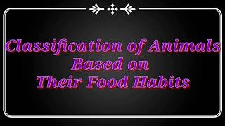 Herbivores Carnivores and Omnivores  Classification of animals based on their food habits animals [upl. by Aimak]