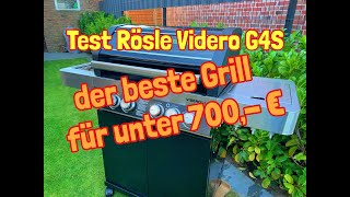 Der beste Gasgrill für unter 700 Euro Test Rösle Videro G4S  Westmünsterland BBQ [upl. by Meggs463]