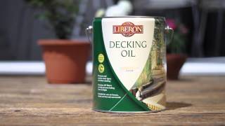 Liberon Oiling wooden decking [upl. by Jairia]