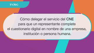 Censo Nacional Económico CNE 20202021 delegación y aceptación del servicio CNE [upl. by Ylrebmik]