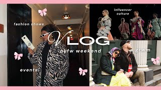 NYFW VLOG fashion shows comparison events broadway shows [upl. by Yticilef652]