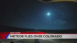 Videos capture bright meteor falling above Colorado [upl. by Eiaj]