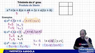 Fatoração do trinômio do 2° grau  FATORAÇÃO [upl. by Vivyan]