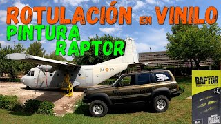 ROTULACIÓN VINILO Y PINTURA RAPTOR [upl. by Adym]