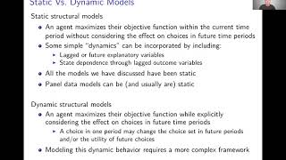 Week 13 Dynamics and Endogeneity  Video 1 Static Models with Panel Data [upl. by Ruperta]