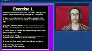 English Grammar Exercises  Present Perfect [upl. by Stannfield]