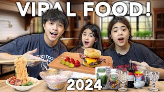 Trying VIRAL TikTok FOOD 2024 Try nyo  Ranz and Niana ft Natalia [upl. by Sigfrid]