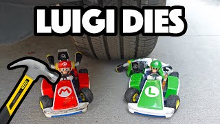 Bored Smashing  MARIO KART LIVE [upl. by Kcirdor994]