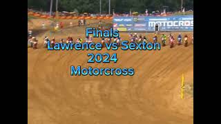 Motocross 2024 Lawrence vs Sexton in Final Laps [upl. by Niwri]