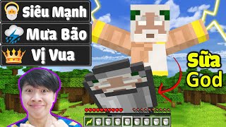 Vinh Uống Sữa Của God Tập 11  UỐNG SỮA TẤT CẢ ĐỘNG VẬT TRONG MINECRAFT Vị Thần Quá Mạnh Luôn 😙😁 [upl. by Kosak139]