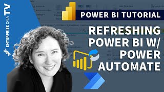 Using Power Automate to Refresh Data In Power BI [upl. by Anaerb]