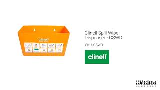 Clinell Spill Wipe Dispenser CSWD [upl. by Glorianna324]