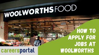 How To Apply For Jobs At Woolworths  Careers Portal [upl. by Sanoy]