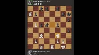 Lajos Portisch vs Boris Spassky  Torino  Italy 1982 [upl. by East278]