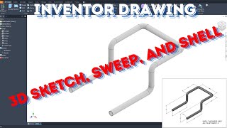 Complete Inventor Modeling and Drafting  Sketching Hole and Dimensions [upl. by Boykins142]