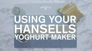 Freshly Homemade Yoghurt in 3 Easy Steps  Hansells Yoghurt UK [upl. by Ronn]