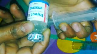 Iv ceftriaxone injection push trijet 1G Intram uscular injection ep 21 [upl. by Slemmer]