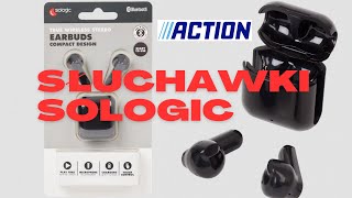 Sologic tanie słuchawki bezprzewodowe z ACTION  Unboxing [upl. by Agon]