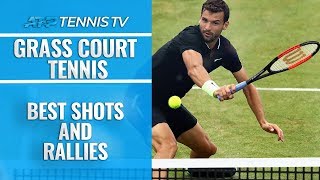 Best ATP Grass Court Shots And Rallies [upl. by Eem]