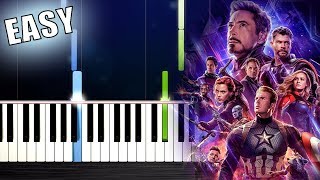 Avengers Endgame Portals  EASY Piano Tutorial by PlutaX [upl. by Anisor]