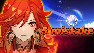 5 Critical Mistakes to Avoid in Genshin Impact 53 Update [upl. by Ruthi]