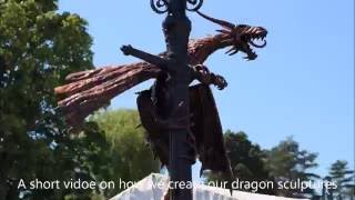 Creating Metal Dragon Sculpture [upl. by Vasilis]