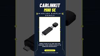 Carlinkit Mini Se Wireless CarPlay Dongle [upl. by Bealle]