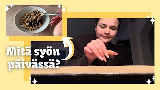 Näytän kaiken mitä syön päivässä What I eat in a day [upl. by Jessee269]