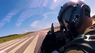 Watch Over the Shoulder F16 Demonstration Flight at the Myrtle Beach Airshow [upl. by Mandal236]