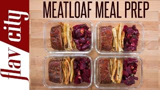 How to Make Meatloaf  Healthy Meatloaf Recipe  Beef Meal Prep [upl. by Laekcim]